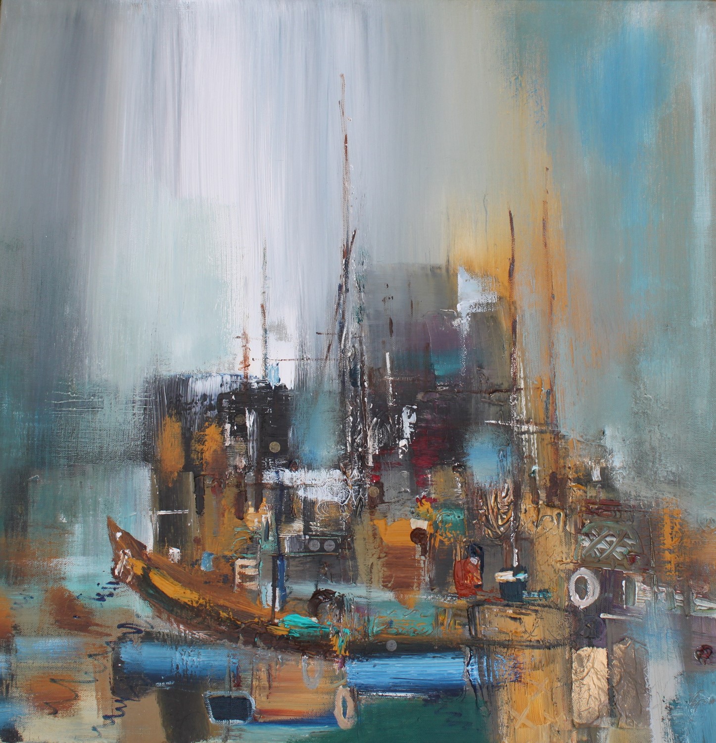 'At the Harbour' by artist Rosanne Barr